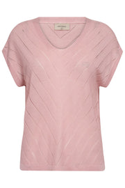 Elina Pullover 206109 | Coral Blush | Strik fra Freequent