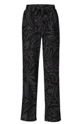 Alma Wide Pants | Dunkelgrau Schwarz Tia | Hose von Liberté