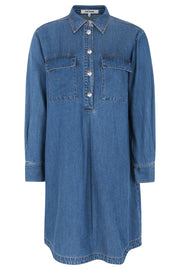 Erin Dress | Medium Blue Denim Wash | Kjole fra Soft Rebels