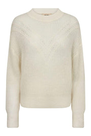 Sigva Mohair Knit | Ecru | Strik fra Mos Mosh
