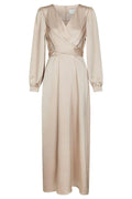 Bretti Heavy Sateen Dress | Champagne | Kjole fra Neo Noir