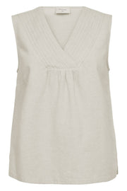 Lava Top 206102 | Moonbeam Melange | Bluse fra Freequent