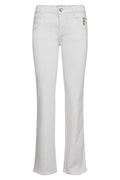 Carla Naomi Deluxe Jeans 32' | Bright White | Jeans fra Mos Mosh – nedsat