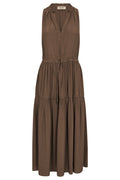 Sabri SL Solida Dress | Chocolate Chip | Kjole fra Mos Mosh