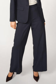 Leya Miley Pant Long | Salute Navy | Bukser fra Mos Mosh