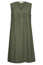 Lava Dress 206104 | Deep Lichen Green | Kjole fra Freequent
