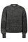 Row Melange Knit 32171 | WhiteBlack | Strik fra Co'couture