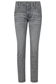 Naomi Silver Perla Jeans  Regular | Grey | Jeans fra Mos Mosh