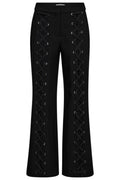 Vola Eyelet Pant 31602 | Schwarz | Hosen von Co'couture