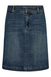 Harlow Skirt | Medium Blue Denim | Nederdel fra Freequent