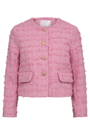 Cala Check Boucle Jacket 30303 | Candyfloss | Jakke fra Co'couture