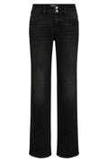 Marlena Shimmer Jeans Regular | Black | Jeans fra Mos Mosh
