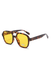 Skyline Sunnies | Brown/Yellow | Solbriller fra By Timm