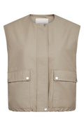 Cana Waistcoat 207721 | Silver Mink | Vest fra Freequent