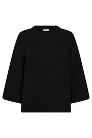 Grslulu Pullover 205507 | Black | Strik fra Freequent