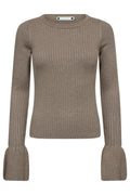 Balin Wide Cuff Knit 32191 | Light Walnut | Strik fra Co'couture