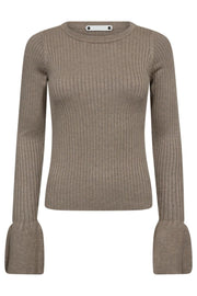 Balin Wide Cuff Knit 32191 | Light Walnut | Strik fra Co'couture