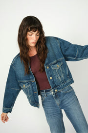 Mavi Denim Jacket | Blue | Jakke fra Mos Mosh
