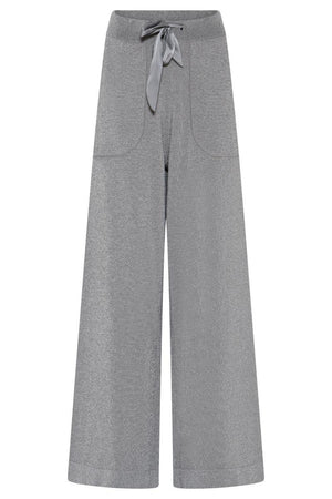Jessi knitted wide leg | LightGrey | Bukser fra Gustav