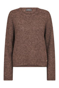 Mape O-Neck Knit | Coffee Quartz | Strik fra Mos Mosh