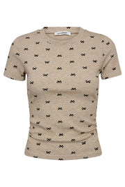 Ritchie Ribbon Tee 33147 | Bone | T-Shirt fra Co'couture