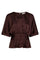 Annegret Heavy Sateen Blouse | Burgundy | Bluse fra Neo Noir