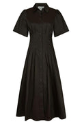 Baia Poplin Dress | Chocolate Brown | Kjole fra Neo Noir