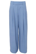 Davina Wideleg Pant | Dust Blue | Bukser fra Black Colour