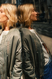 Ruby Bomber Jacket | Dusty Olive | Jakke fra Mos Mosh