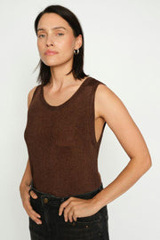 Relena Imanja Knit Tank Top | Bracken | Strik fra Mos Mosh