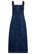 Tyler Denim Long Dress 36534 | Denim blue | Kjole fra Co'couture