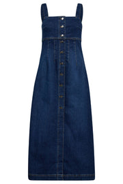 Tyler Denim Long Dress 36534 | Denim blue | Kjole fra Co'couture