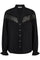 Selma Angle Lace Shirt | Black | Skjorte fra Co'couture