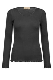 Elaine O-LS Seamless Tee | Phantom | T-Shirt von Mos Mosh