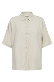 Lava Shirt 205904 | Moonbeam Melange | Skjorte fra Freequent