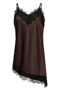 Dova Top 212030 | Coffee Bean W. Black | Top fra Freequent – nedsat