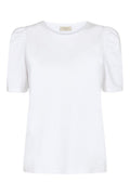 Fenja Tee Puff 208286 | Brilliant White | T-Shirt fra Freequent