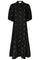 Veronica Flower Emb Dress | Schwarz | Kleid von Neo Noir
