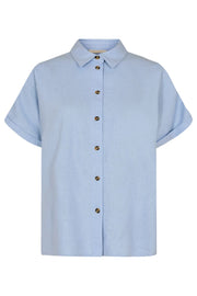 Lava Sh Ss 127109 | Chambray Blue | Skjorte fra Freequent