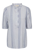 Nollie Bluse 206083 | Brilliant White W Deep Ultrama | Bluse von Freequent