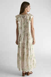 Messina Flower Field Dress | Off White | Kjole fra Neo Noir