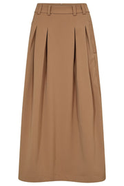 AnyaCC Pleat Skirt | Khaki | Nederdel fra Co'couture