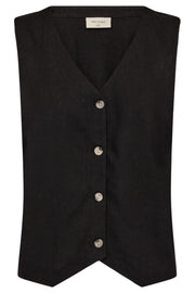 Lavara Waistcoat 204830 | Black | Vest fra Freequent