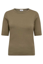 Granny SS Tee 33016 | Army | T-Shirt fra Co'couture
