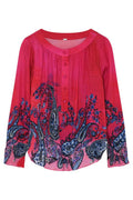 Mira blouse | Claret Red | Skjorte fra Gustav