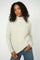 Thyra Highneck Knit | Light Grey Melange | Strik fra Mos Mosh