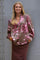 Charlotte Blouse 2856 | Green Brown | Bluse fra Prepair