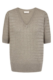 Dalva Pullover 205549 | Silver Mink Melange | Strik fra Freequent