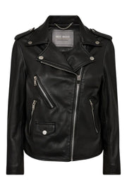 Mitchel Mol Leather Jacket  | Black | Leather fra Mos Mosh