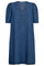 Denim V-Dress 36552 | Denim blue | Kjole fra Co'couture